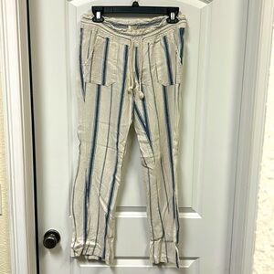 Roxy linen pants